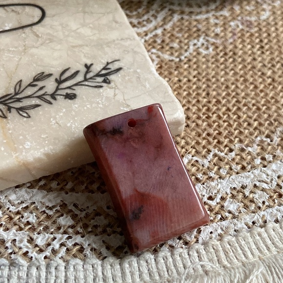 Rectangular Stone Pendant - Picture 3 of 6